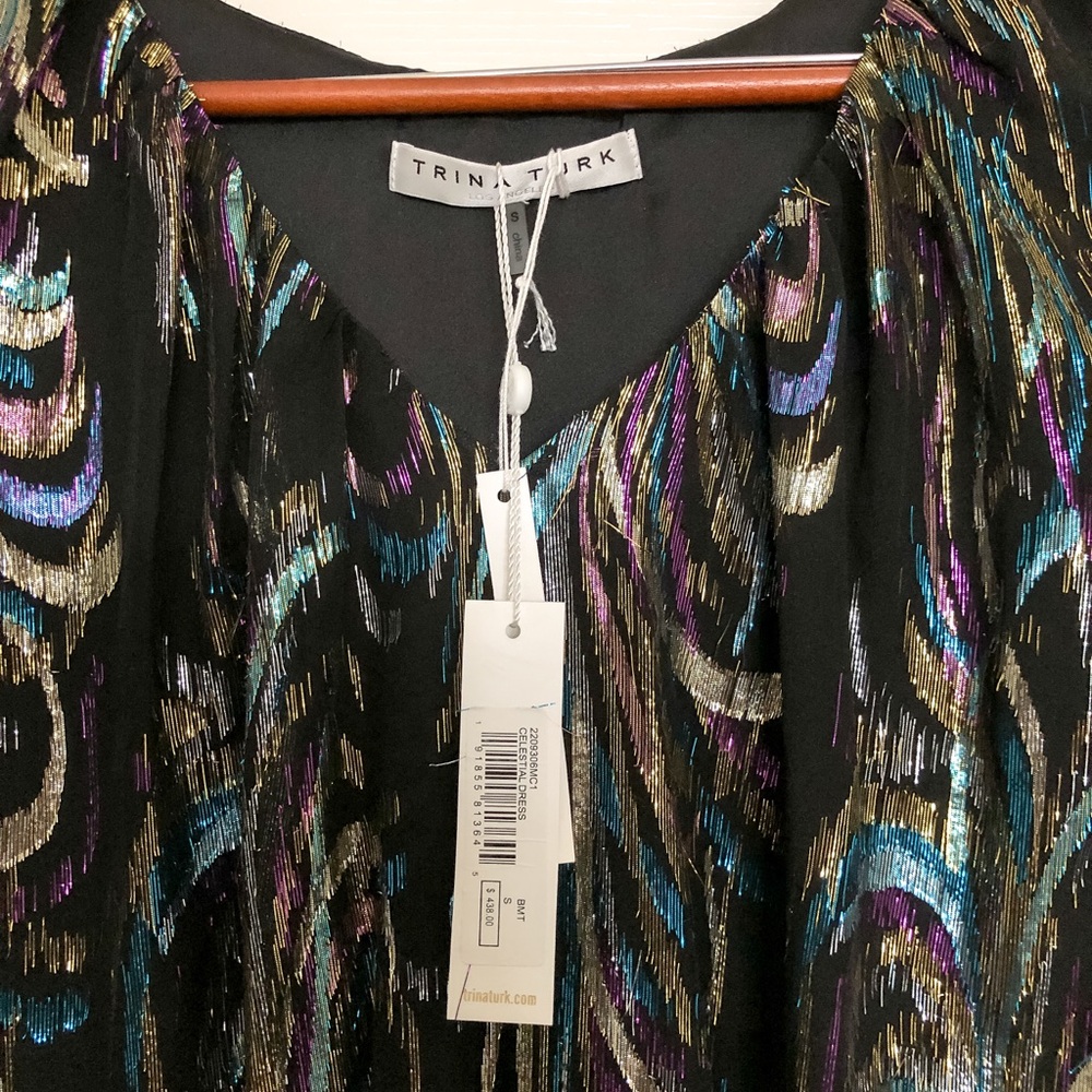 Trina Turk Celestial holiday dress - Picture 3 of 4
